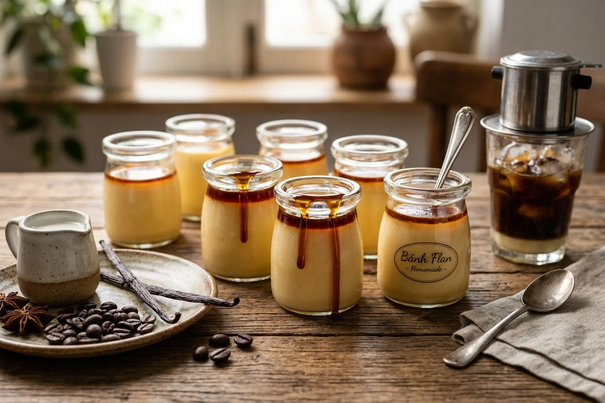 Bánh Flan Caramen và Rau Câu Nam Bộ Tuyết House
